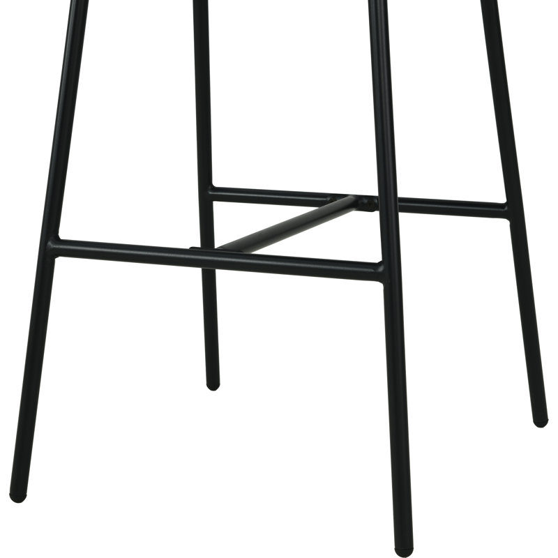 Kelsby Upholstered Counter Stool with Metal Frame