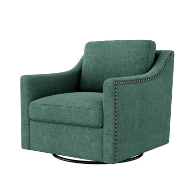 Ergonomic 360 Degree Swivel Chair - Black Legs, Cotton Linen Upholstery, For Offices And Bedrooms Bedroom Fabric, Metal Base, Modern Design