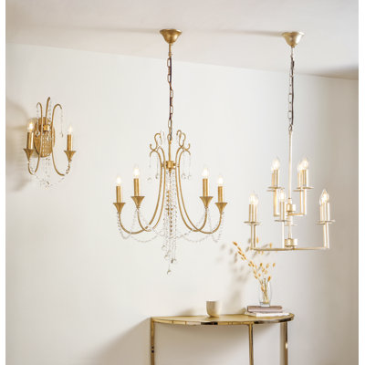 Zuri 10 - Light Candle Style Chandelier