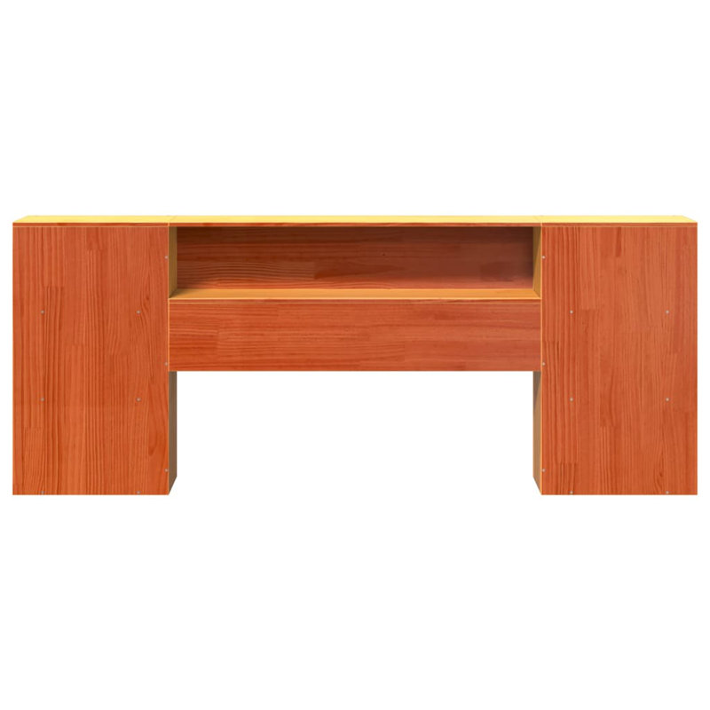 Headboard, 82cm H x 180cm W x 24cm D, Wax Brown