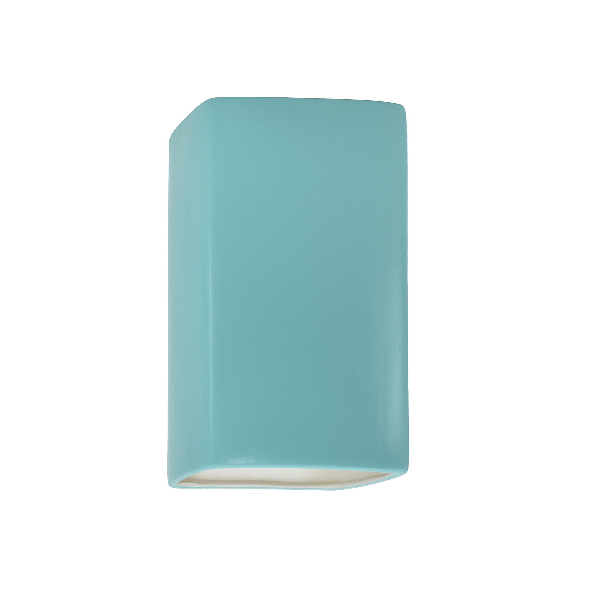 Nomad Outdoor Ceramic LED Wall Light, No, 13.5" H x 7.25" W x 4" D, Muted Yellow