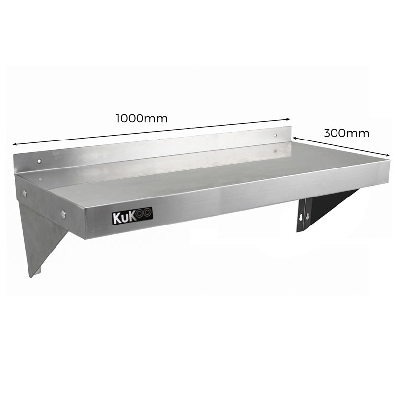 2 Piece Metal Bracket Shelf