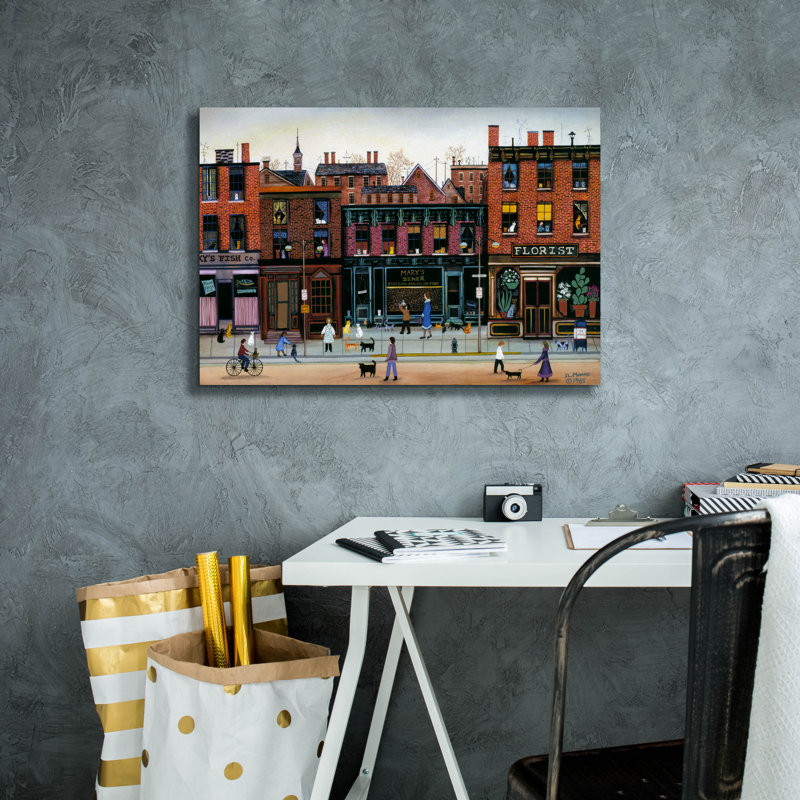  «52 Cats In The Neighbour» par JL Munro, art mural sur toile, 26 po x 18 po, H 18 po x l 26 po