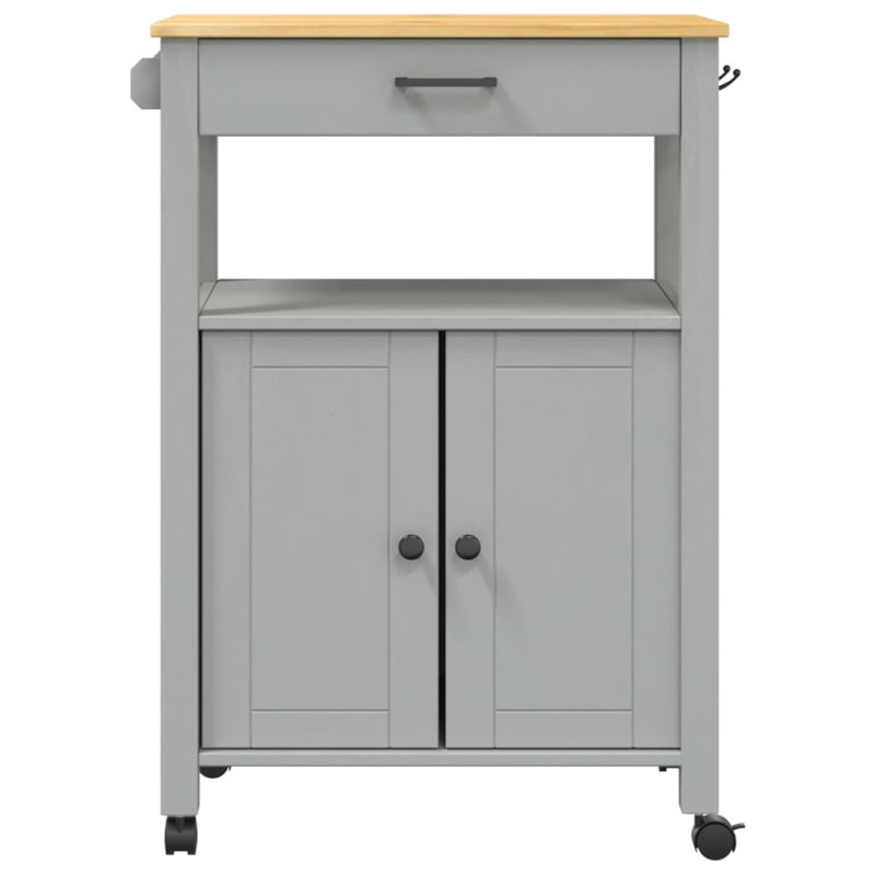 Kitchen Serving Cart, Grey