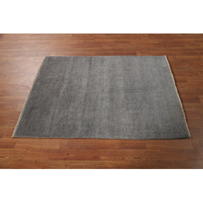 Tapis oriental moderne gris Gabbeh 3 x 5