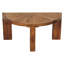 Solid Wood Oak Half Moon Coffee Table