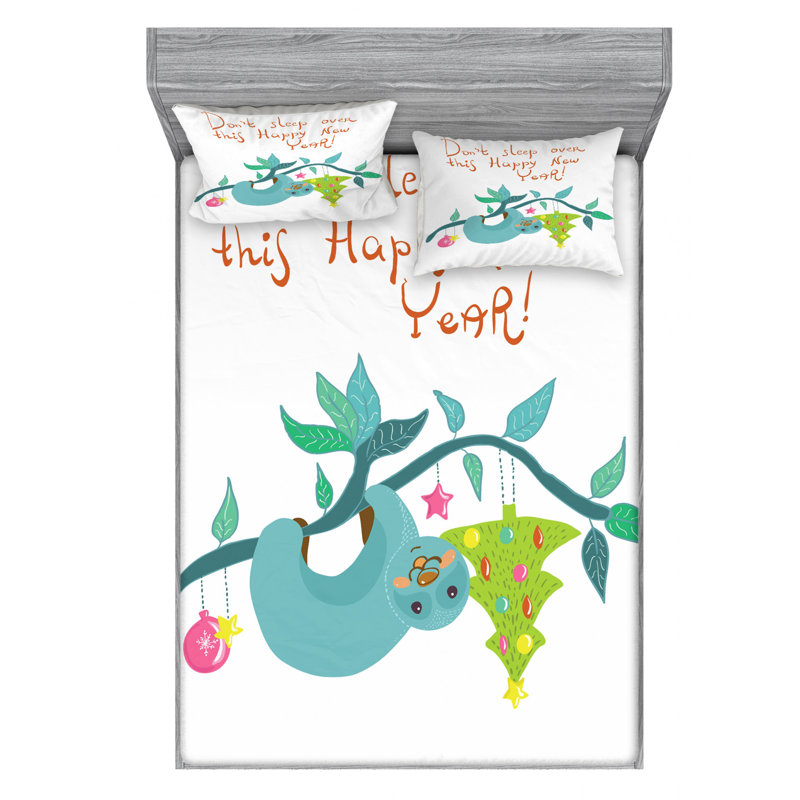Microfiber Sheet Set, Queen Sheet Set + Fitted Sheet + 2 Pillowcases