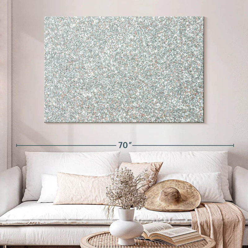 Kerner Silver Glitter Abstract