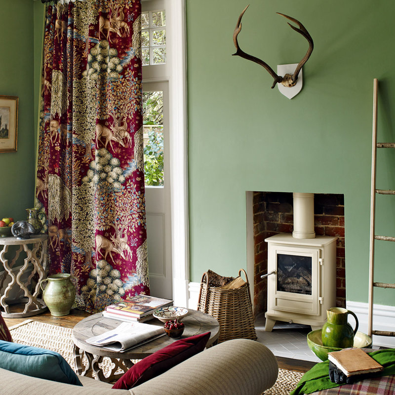 The Brook Fabric, Tapestry Red