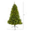 Lighted Artificial Spruce Christmas Tree-2008264145