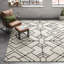 Tapis beige à poils longs texturé Nola-958118188