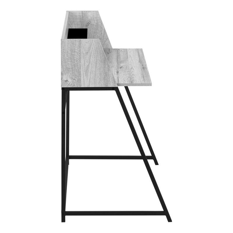 Bureau d'ordinateur, Gris / Noir