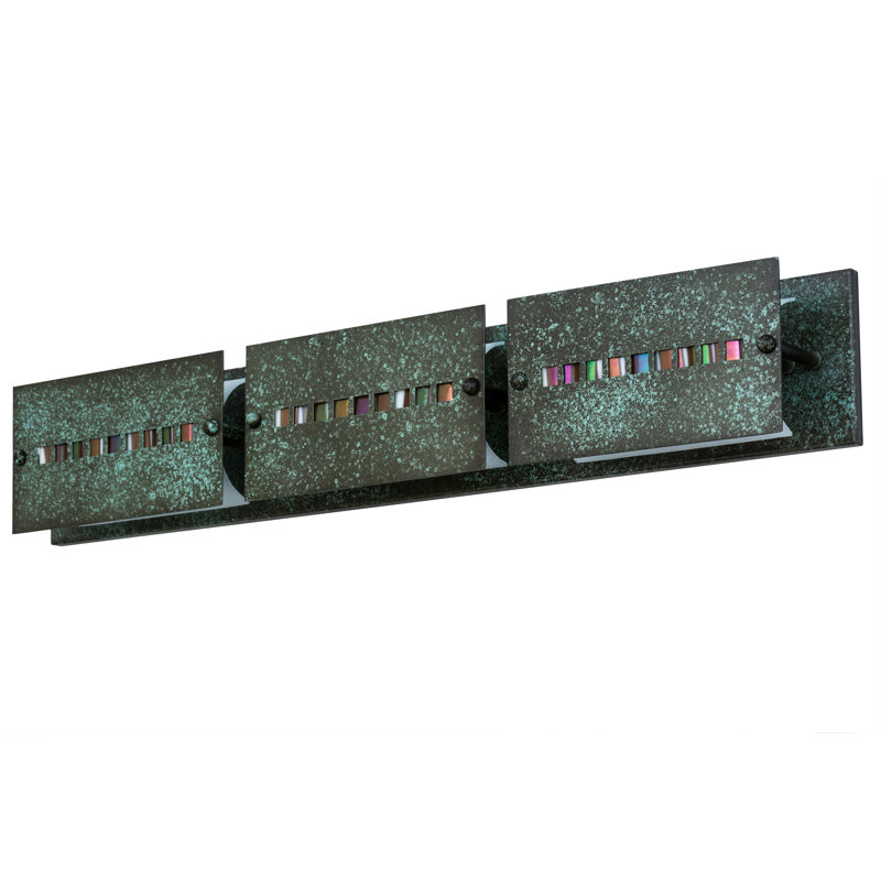 Moss Creek Stepping Stone 3 - Light Vanity Light, Tarnished Copper