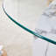 Table basse en marbre Collision artistique contemporaine blanche et grain de bois