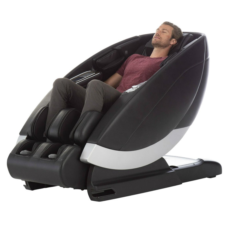 Fauteuil de massage Super Novo, Similicuir noir
