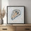 Reproduction d'art «Oyster With Pearl II» par Yvette St. Amant