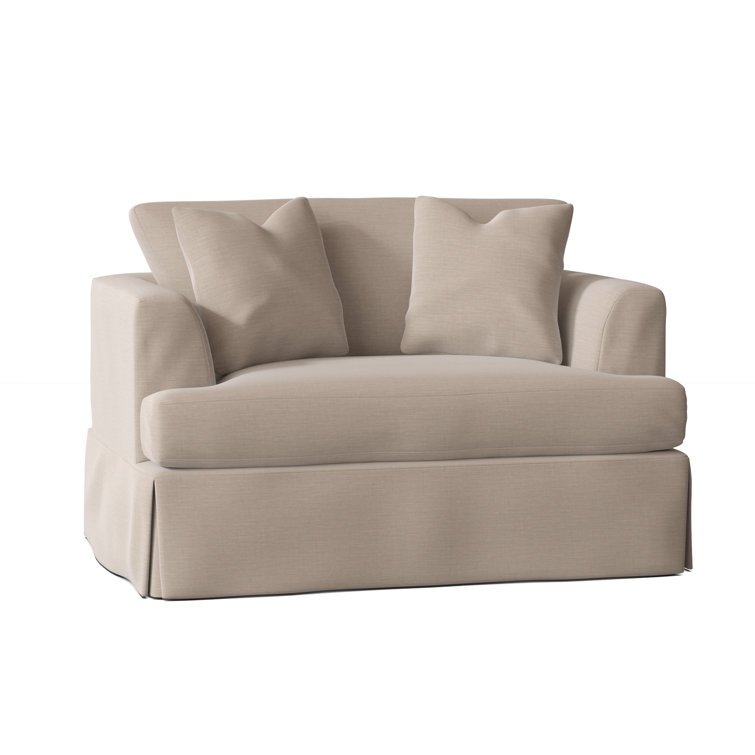 Lucia Slipcovered Chair and a Half