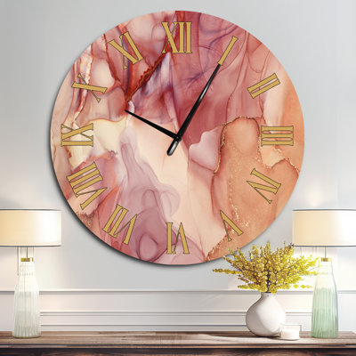 Tender Liquid Art I - Modern Wall Clock