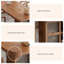 Walnut Rectangular Solid Wood Executive desk-1418697330