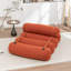 Chaise de plancher ajustable, canapé en velours côtelé avec sangles réglables-133128128