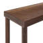 Ensemble de 2 tables d'appoint étroites avec tablettes, châtaignier antique-129460157
