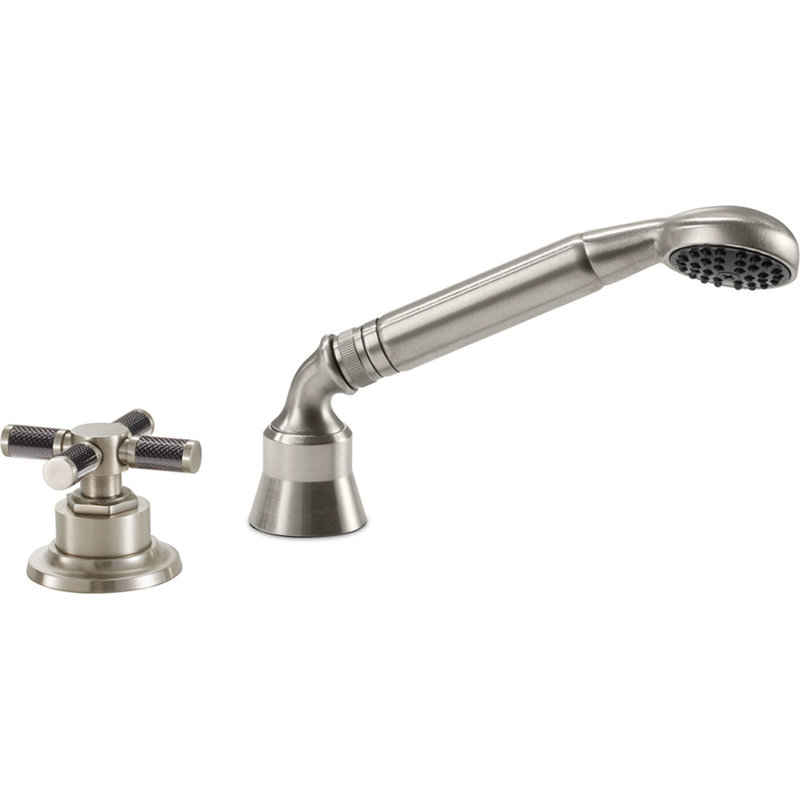 Descanso Tub Filler with Diverter, Satin Nickel