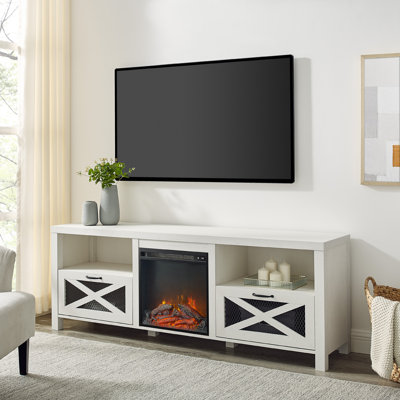 Tansey 70" Media Console with Electric Fireplace