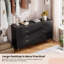 Commode de chambre Ã  coucher de 55 pouces Ã  8 tiroirs cannelÃ©s, tiroirs profonds-1335055178