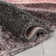 San Francisco 3D Textured Blush/Light Green/Black Rug