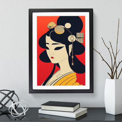 Geisha Profile No.1 - Single Picture Frame Print