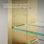 Verdera Surface Mount or Recessed Rectangular Framed Medicine Cabinet-1051557866-1051557870