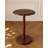 Vintage side table, 100% solid wood, 15.75" W pedestal end table for living room & bedroom, antique transitional accent table, Walnut-1623267758