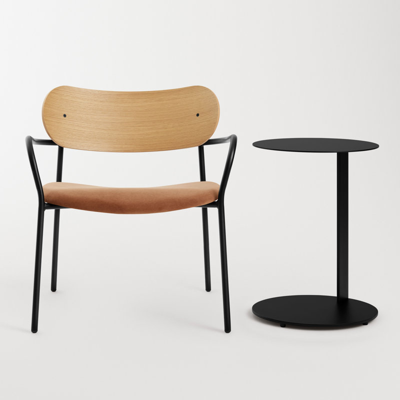 SideBySide Armchair, Copper Velvet