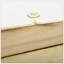 Cloison 4 panneaux en bois avec cadres photo, écran d'intimité pliable portable pour la maison et le bureau, finition naturelle
