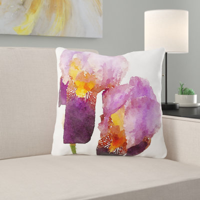 Coussin décoratif fleur Burrill