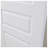 3-Panel Soft White Laminated Traditional Interior Door Slab Only-104904226