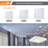 5.5 in. Square Color Selectable Integrated LED Flush Mount Downlight-72133895