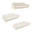 2 Seater Velvet Sofa Bed-600915208