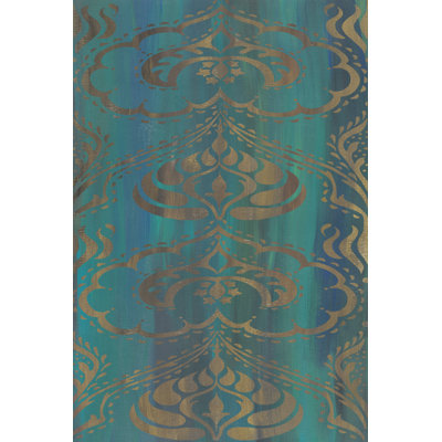Blue Arabesque II by Chariklia Zarris - Wrapped Canvas Print