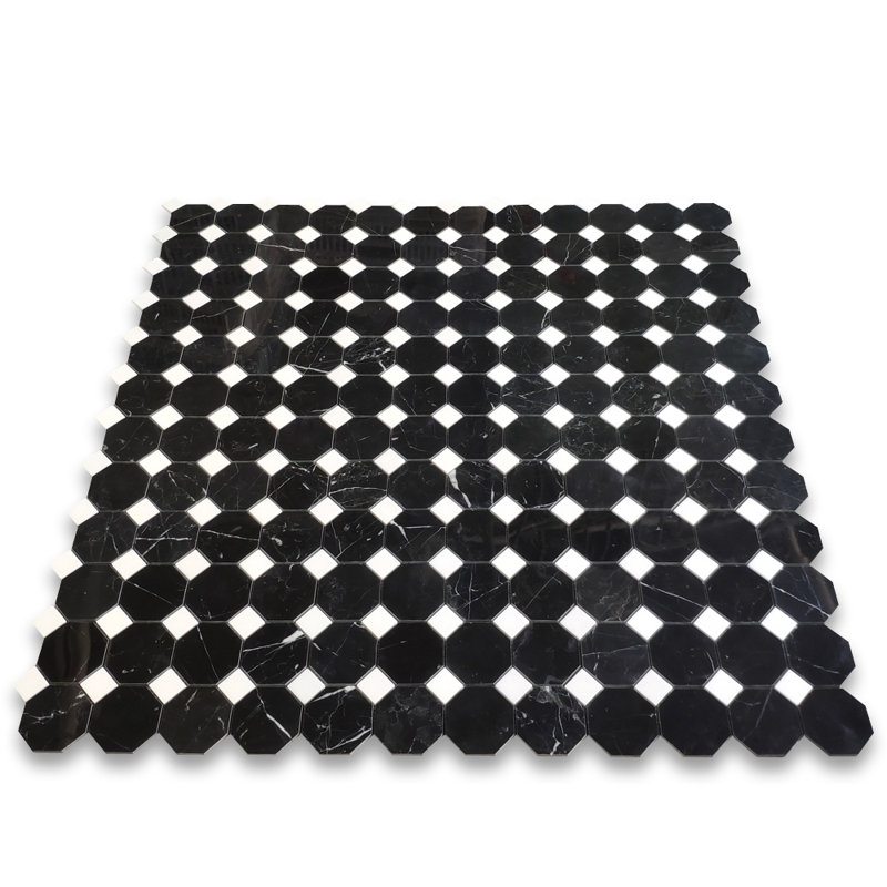 12" x 12" Marble Mosaic Wall & Floor Tile