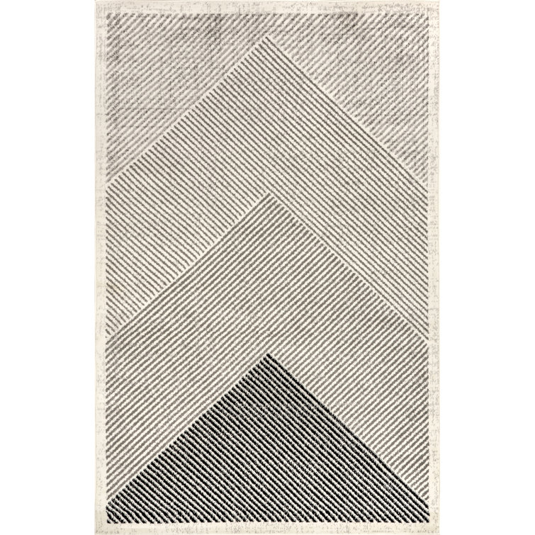 Modern Mountain Striped Area Rug