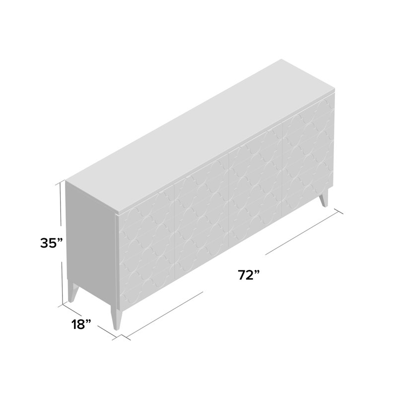 Melange 72" Fairfax Credenza