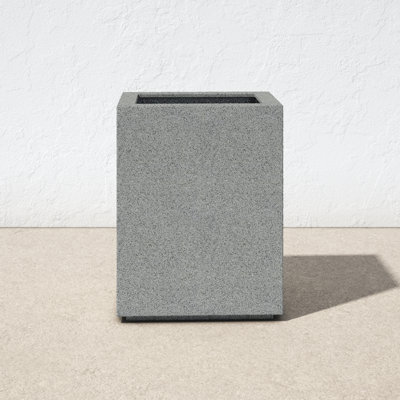 Langer Tall Lightweight Outdoor 23" x 18" x 30" Column Planter Box
