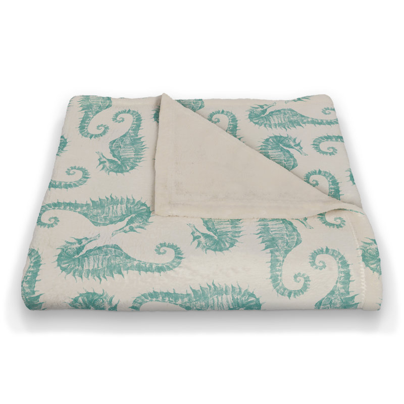 Hand Woven Throw Blanket, Teal