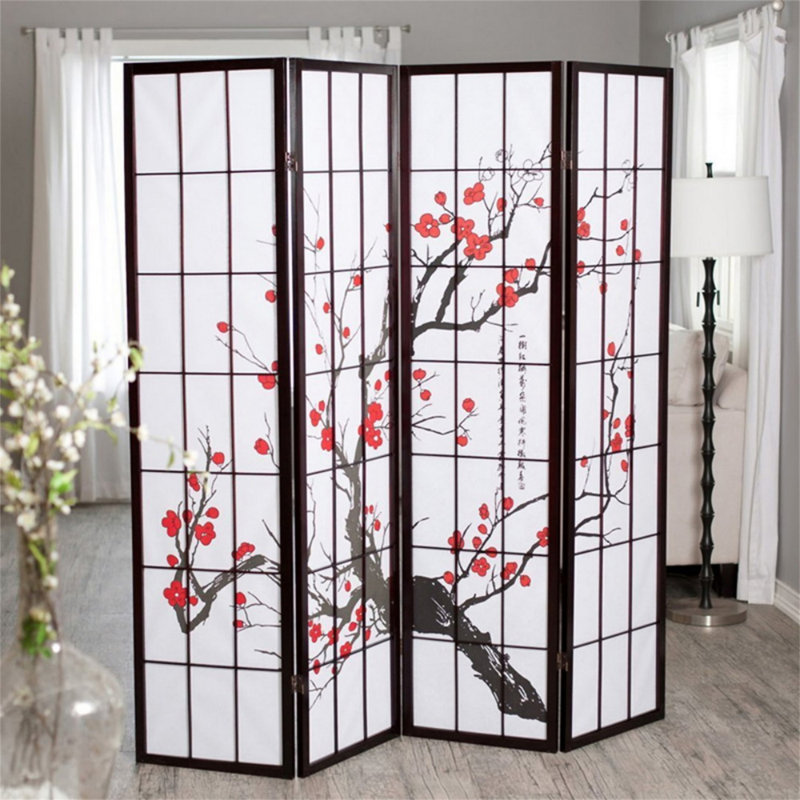 70" Tall 4-Panel Screen / Room Divider