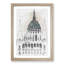 Parliament Building in Budapest in Abstract - Picture Frame Graphic Art Print-55737423-55737429
