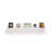 60" x 5" Picture Ledge Wall Shelf White - Modern Floating Photo Display, MDF Composite, Includes Mounting Hardware