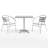 Gearard Square Aluminum Indoor-Outdoor Table Set with 2 Slat Back Chairs-92070849-92070853