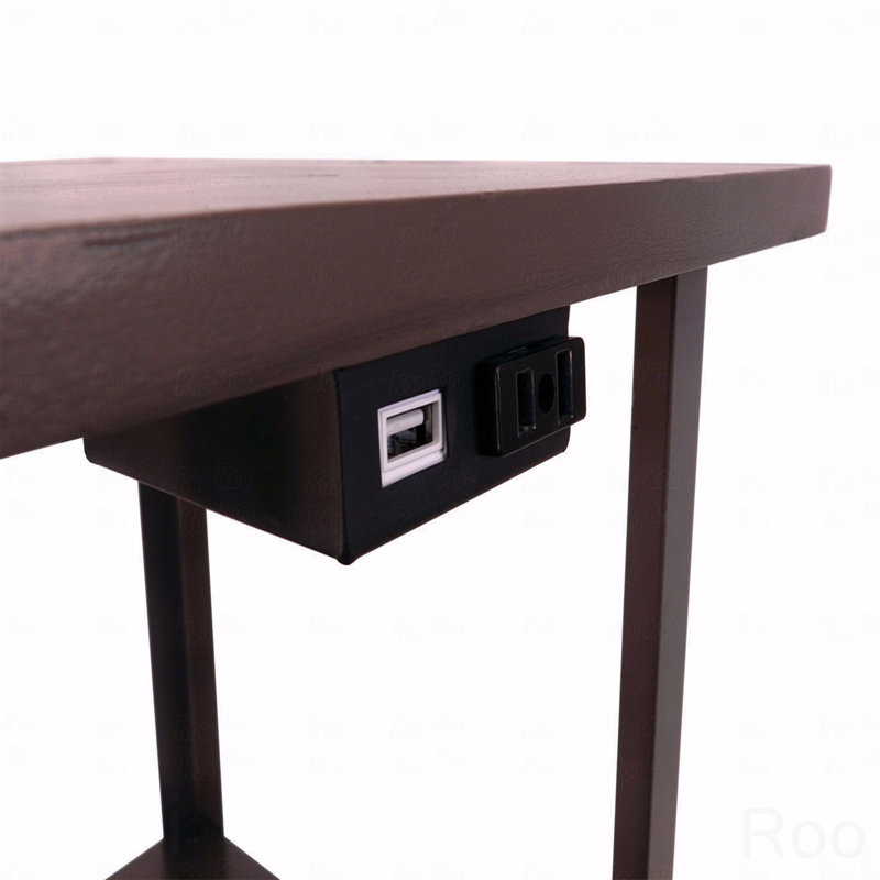 Lampe de table 58 po avec tablettes carrées