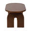 Table basse ovale moderne en bois Cotterell pour salon